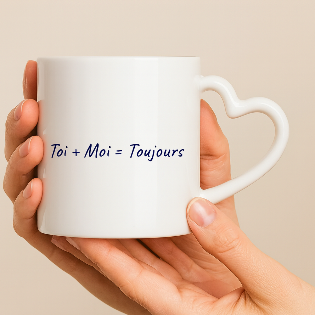 Mug "Toi + moi = toujours"