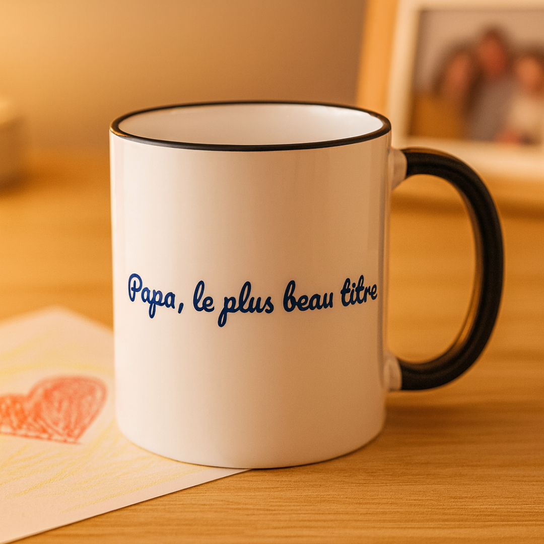 Mug "Papa, le plus beau titre"
