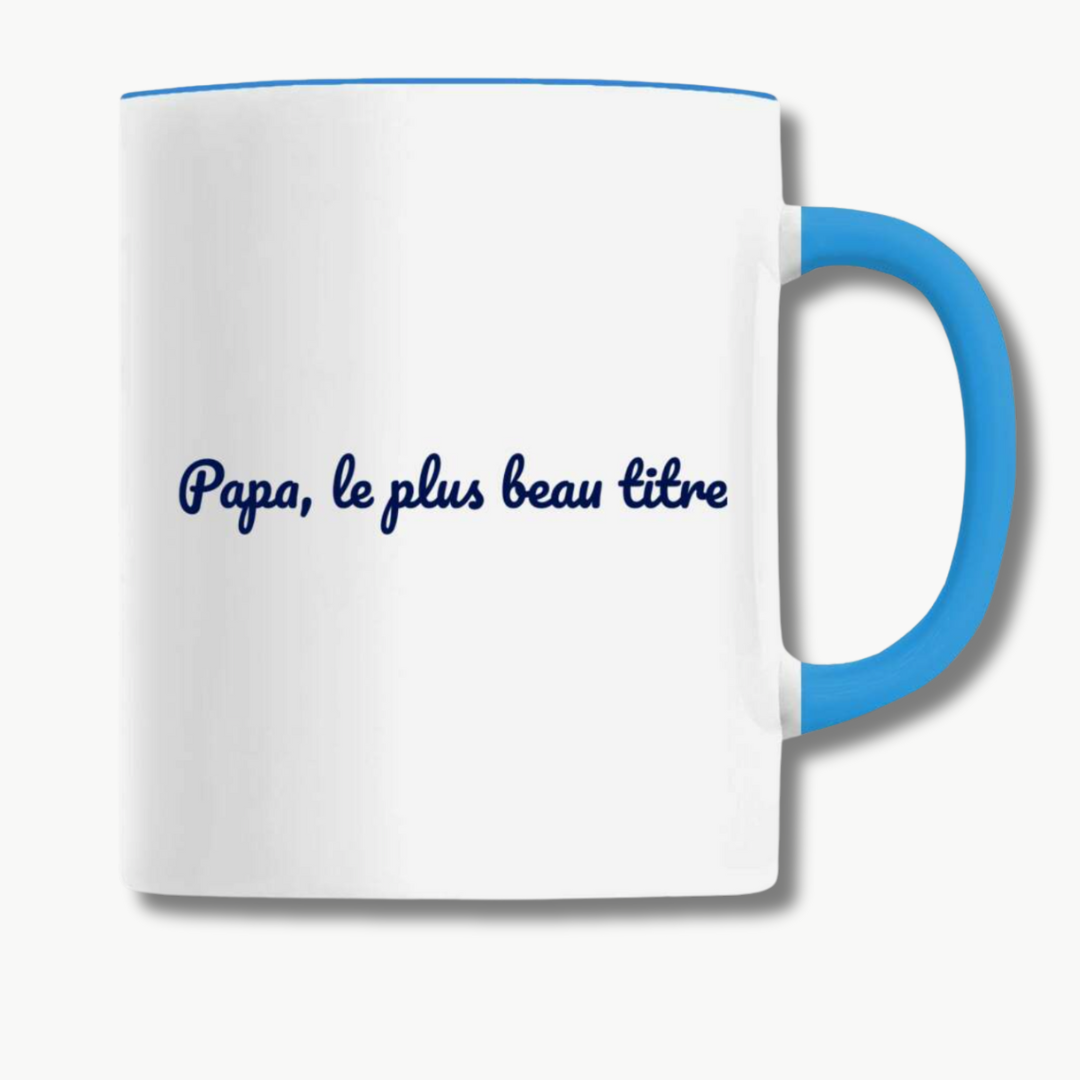 Mug "Papa, le plus beau titre"