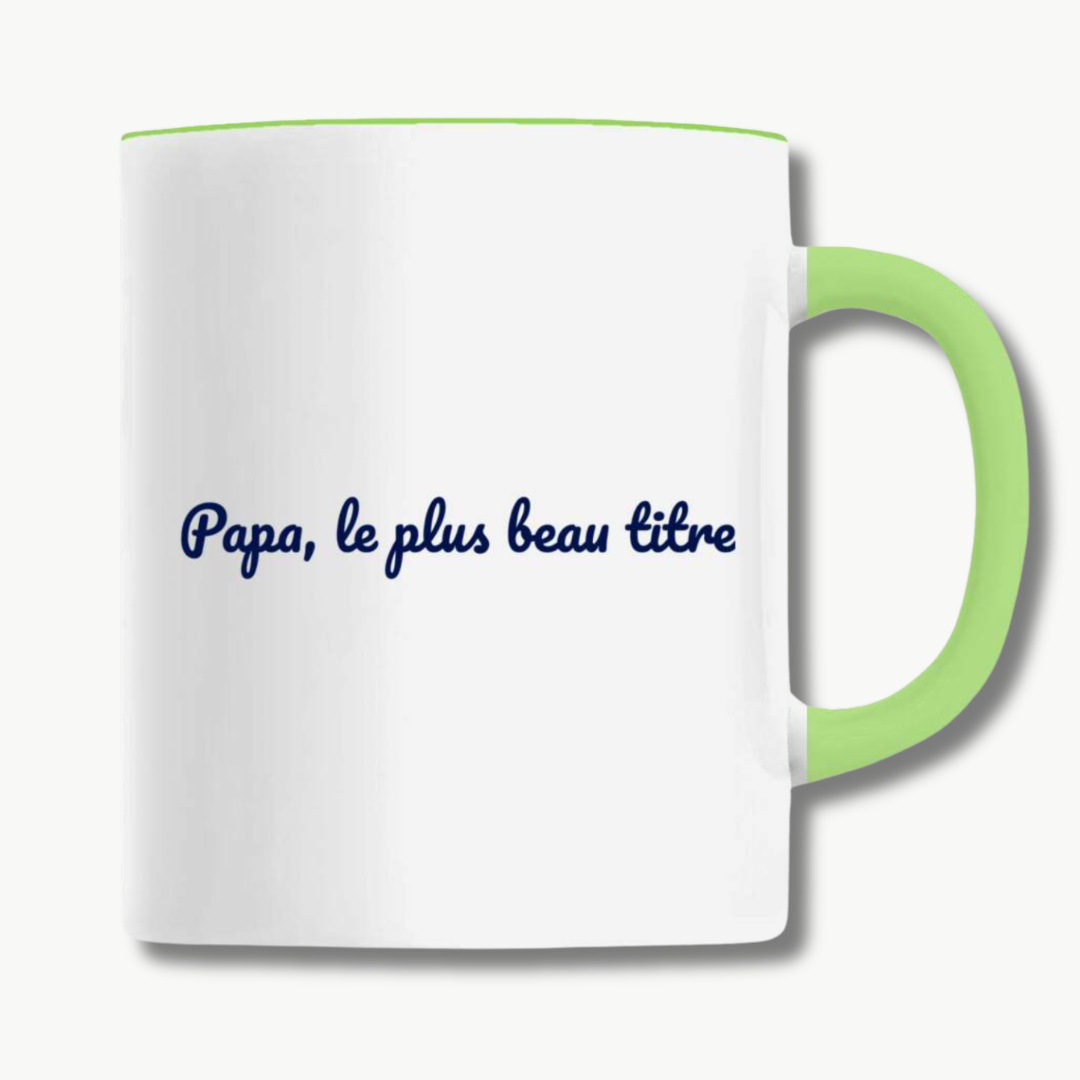 Mug "Papa, le plus beau titre"