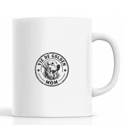 Mug Vie de Golden Mom™ – Tasse Golden Retriever Vintage
