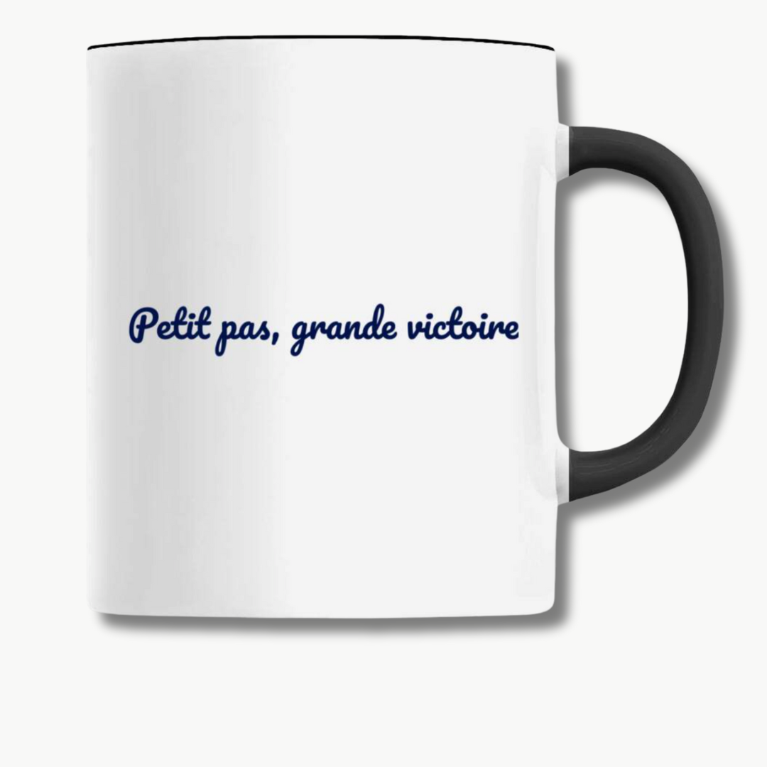 Mug "Petit pas, grande victoire"