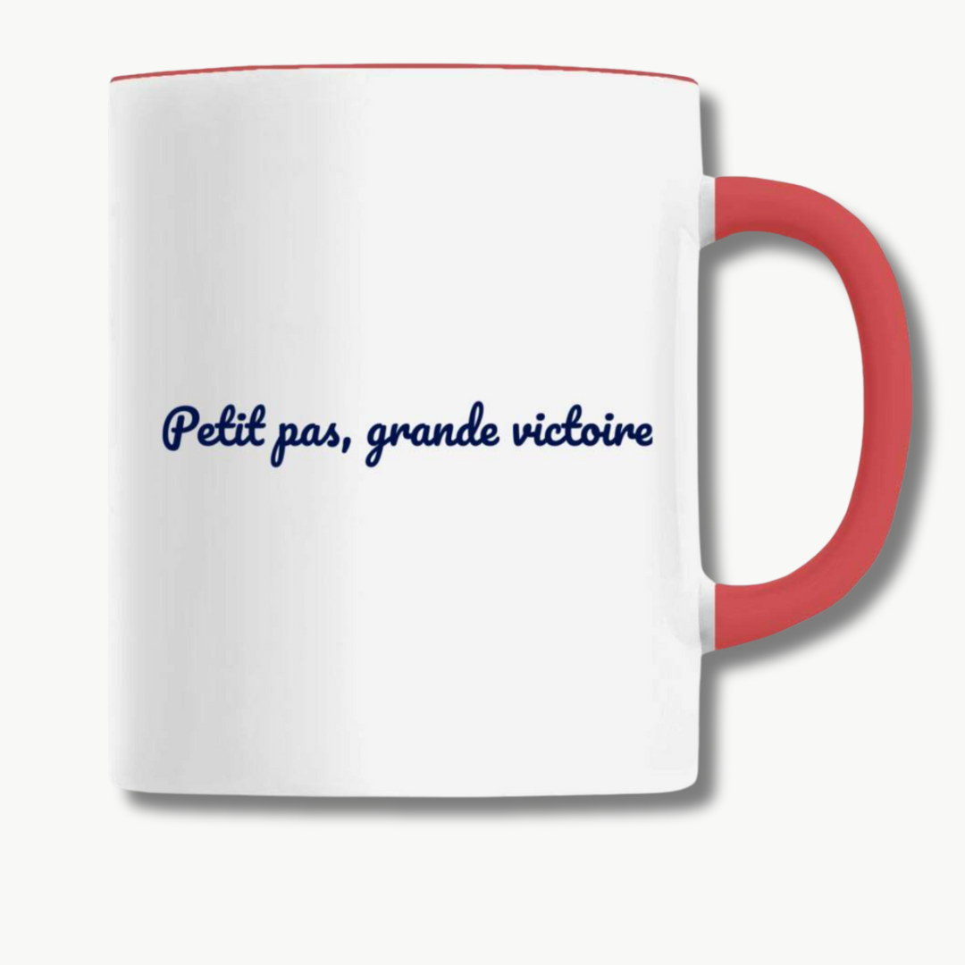 Mug "Petit pas, grande victoire"