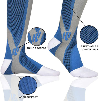 AURVIA™ CompressFit – Chaussettes de Compression Haute Performance