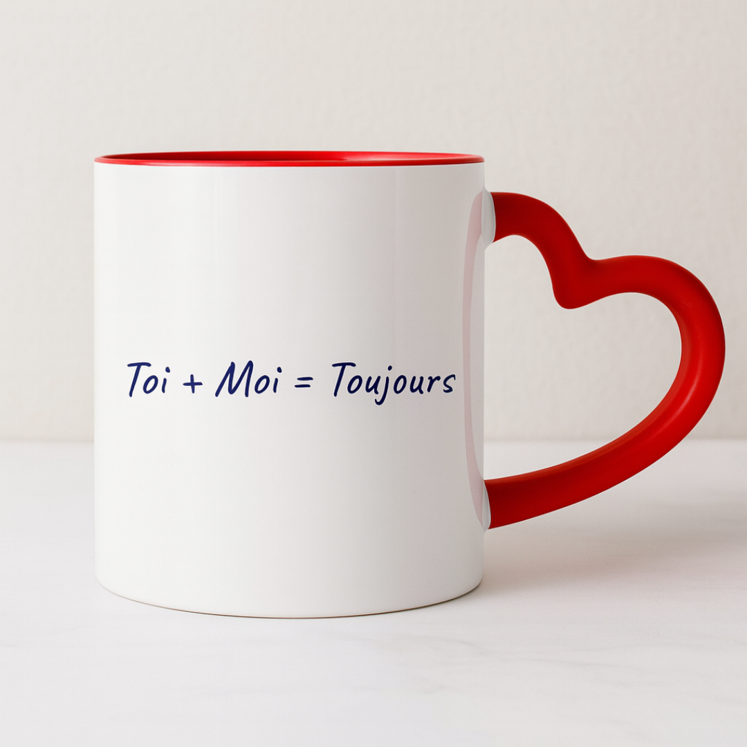 Mug "Toi + moi = toujours"