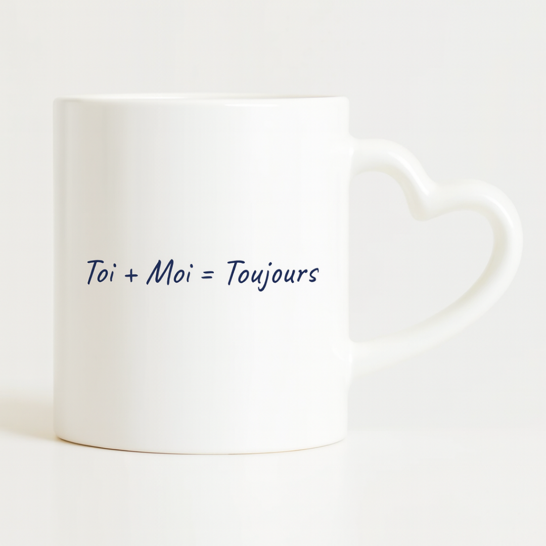 Mug "Toi + moi = toujours"