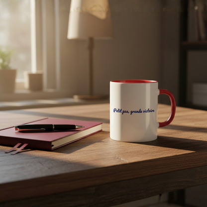 Mug "Petit pas, grande victoire"