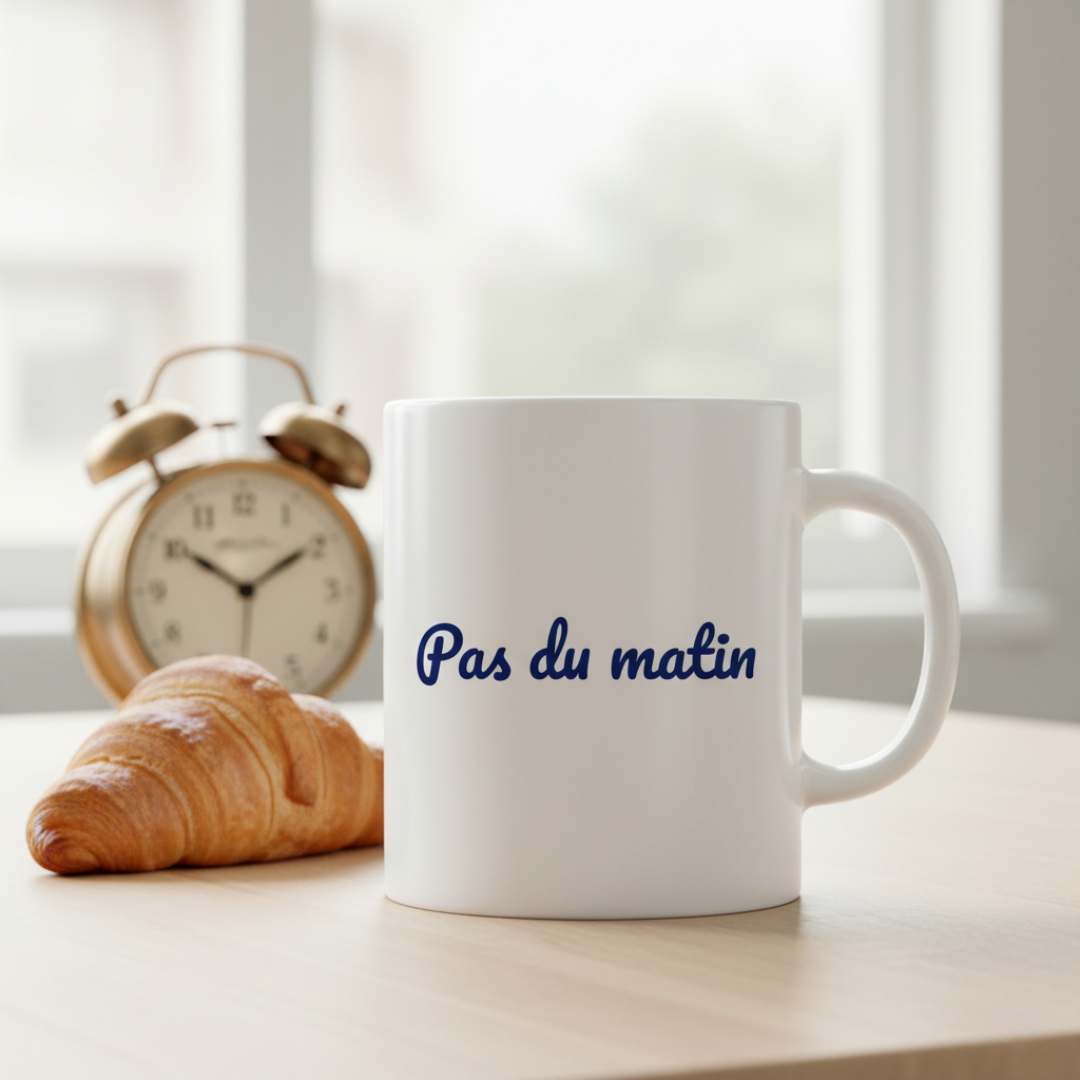Mug "Pas du matin"