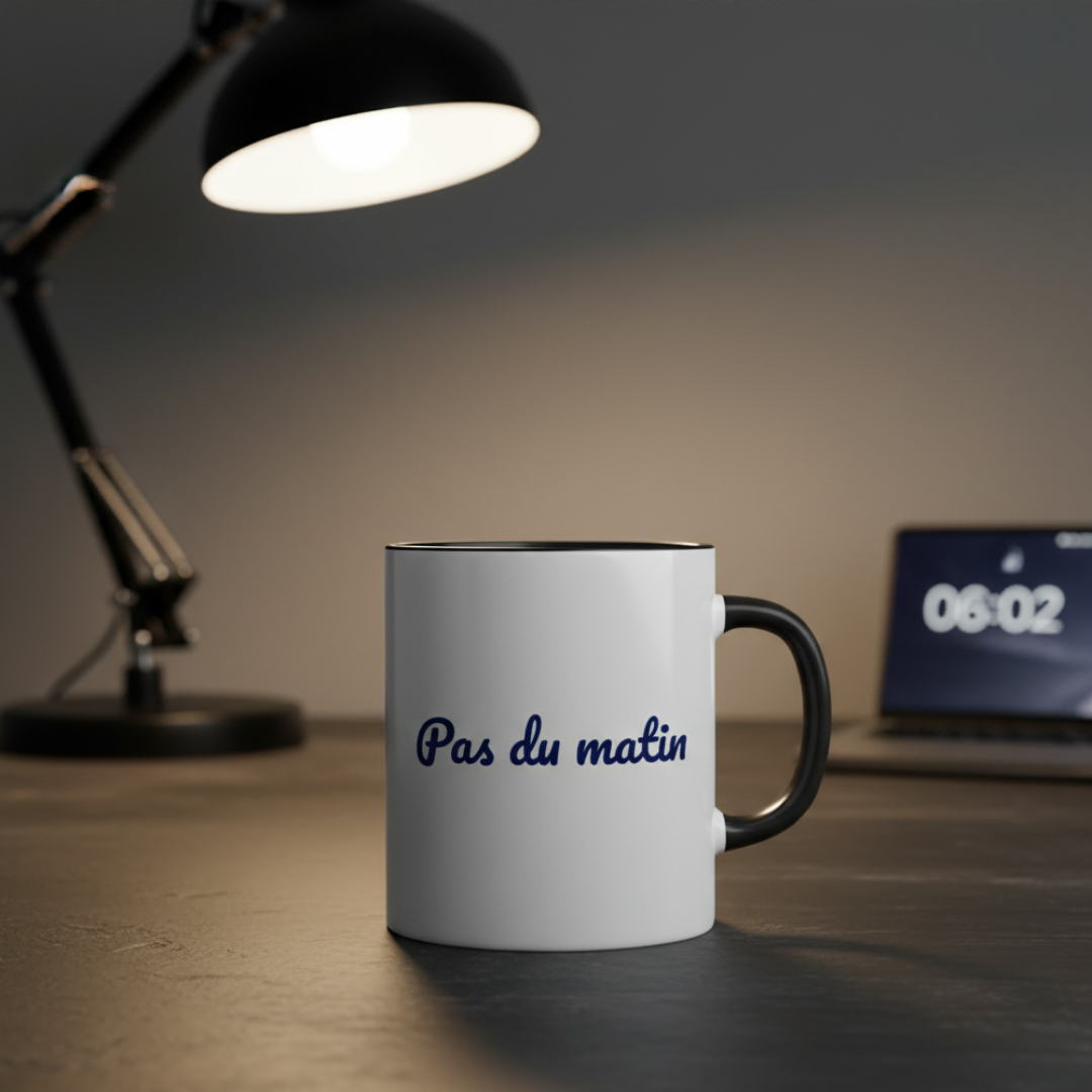 Mug "Pas du matin"