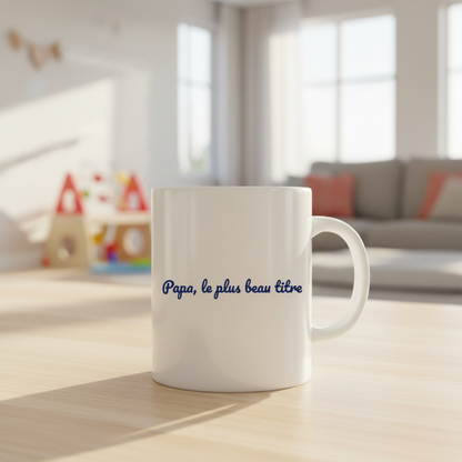Mug "Papa, le plus beau titre"