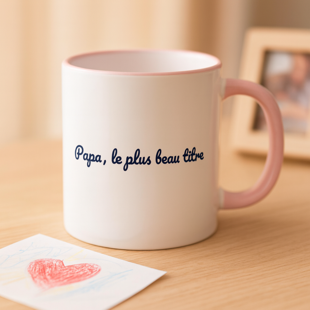 Mug "Papa, le plus beau titre"