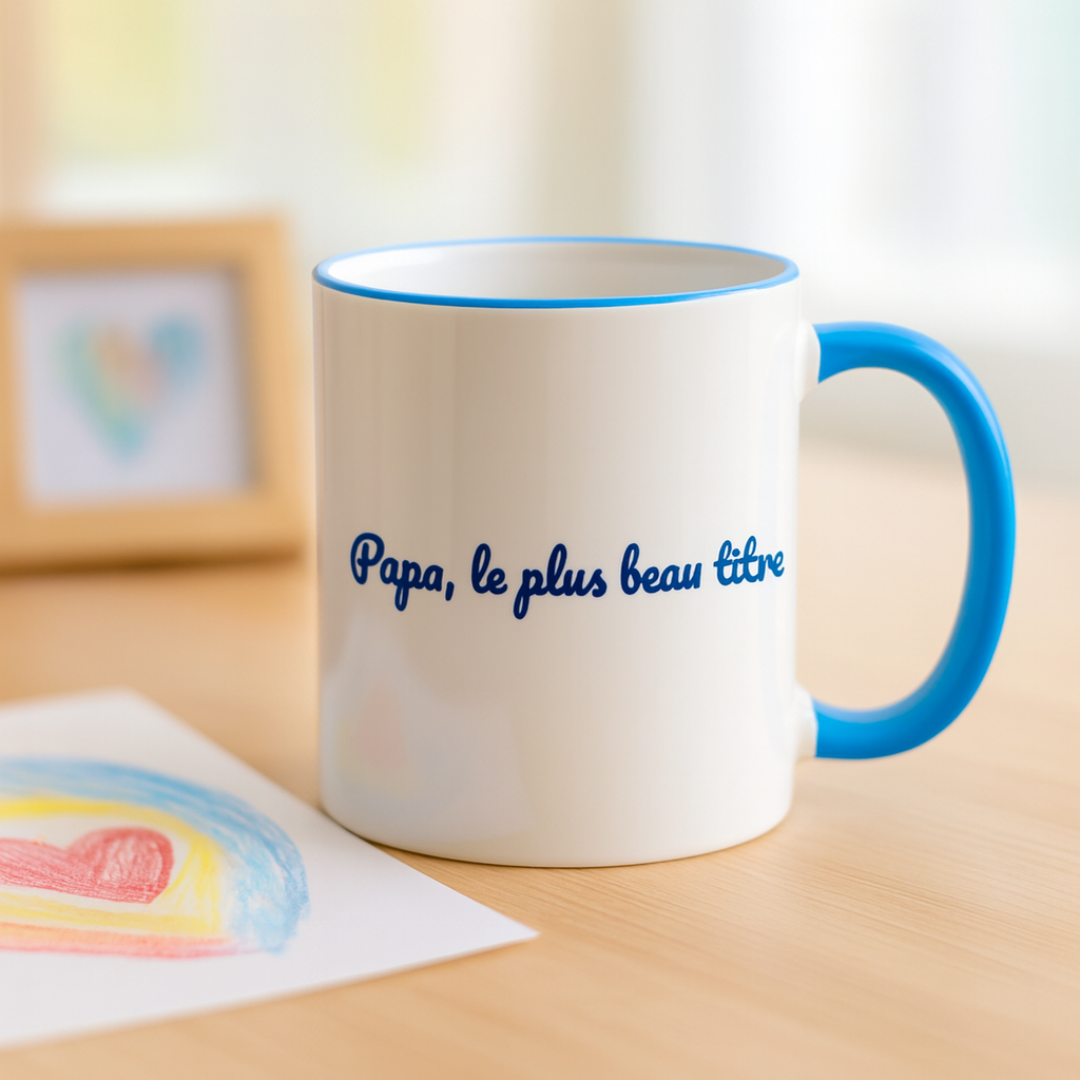 Mug "Papa, le plus beau titre"