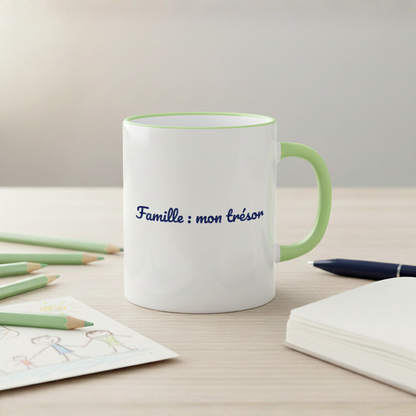 Mug "Famille : mon trésor"