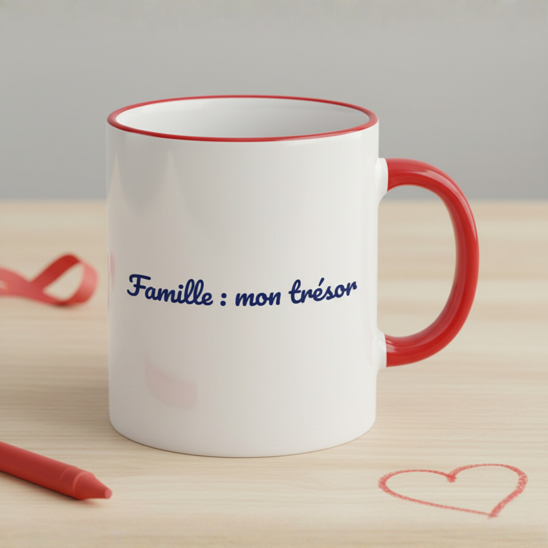 Mug "Famille : mon trésor"