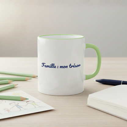 Mug "Famille : mon trésor"