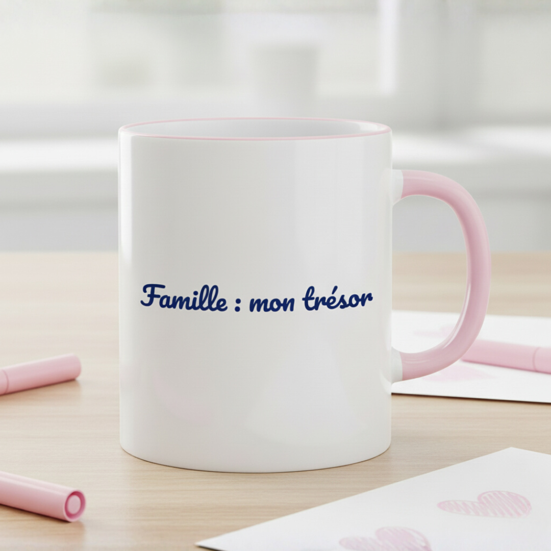 Mug "Famille : mon trésor"