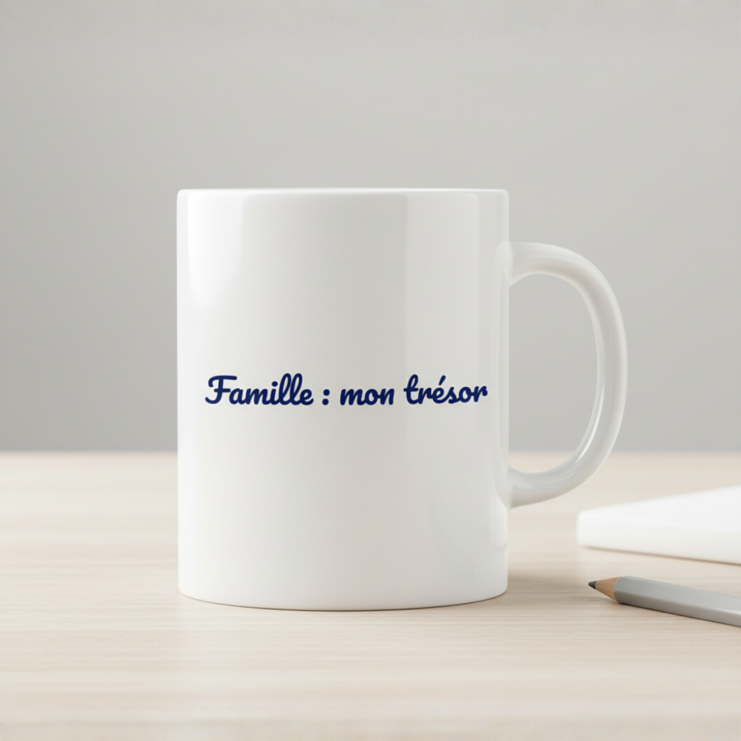 Mug "Famille : mon trésor"