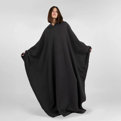 AURVIA™ CozyCape – Cape Cocoon Doublée à Capuche Ultra-Douce