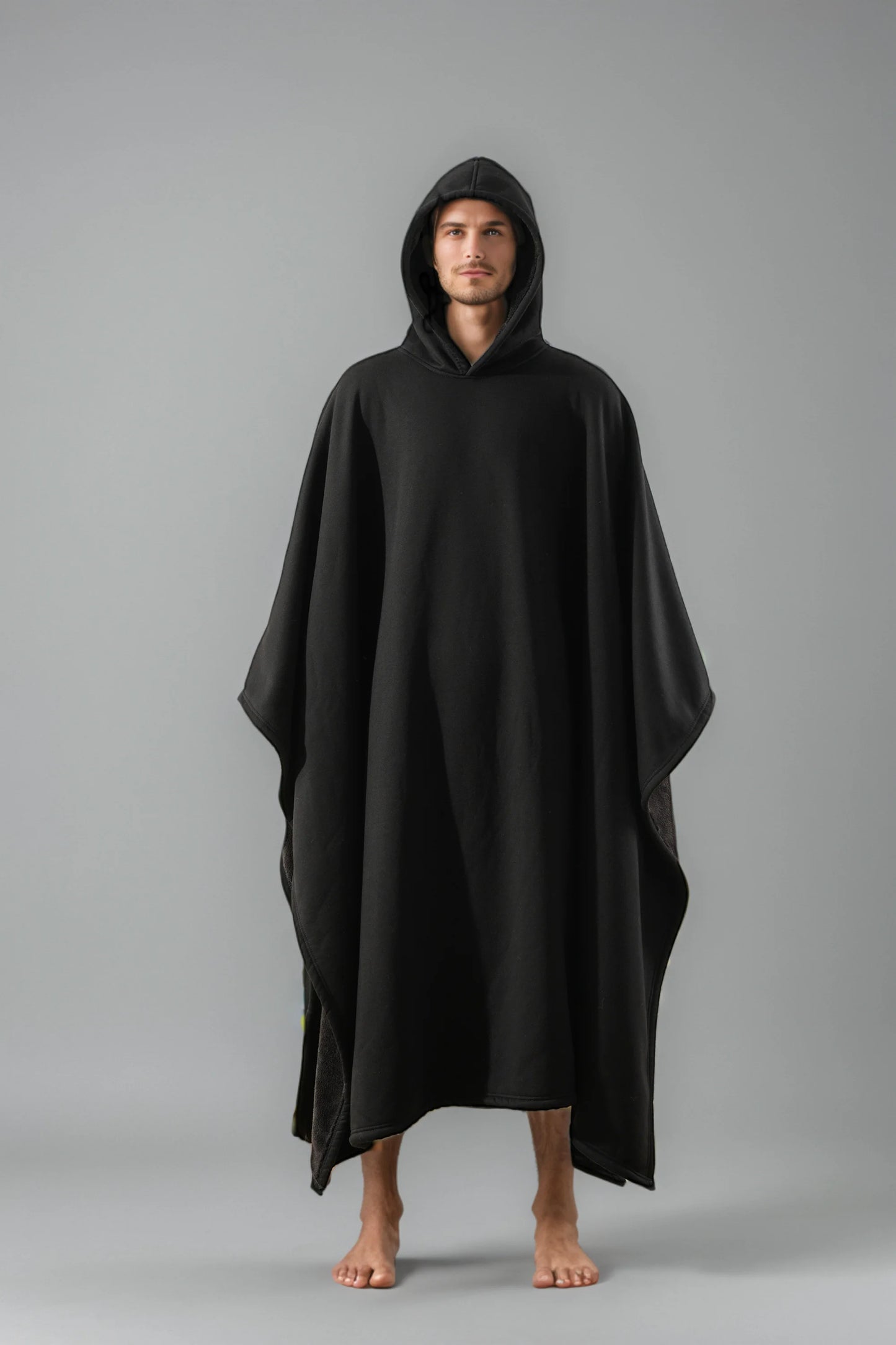 AURVIA™ CozyCape – Cape Cocoon Doublée à Capuche Ultra-Douce