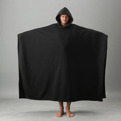 AURVIA™ CozyCape – Cape Cocoon Doublée à Capuche Ultra-Douce