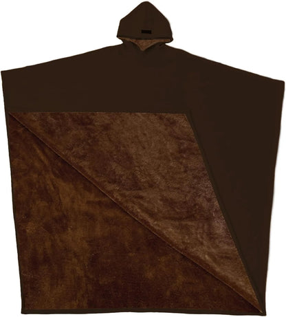 AURVIA™ CozyCape – Cape Cocoon Doublée à Capuche Ultra-Douce