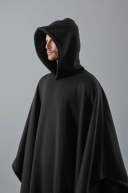 AURVIA™ CozyCape – Cape Cocoon Doublée à Capuche Ultra-Douce