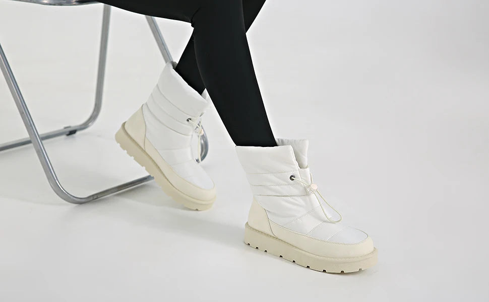 Aurvia™ SNØ Boots – Bottines Hiver Premium à Isolation Thermique & Design Minimal