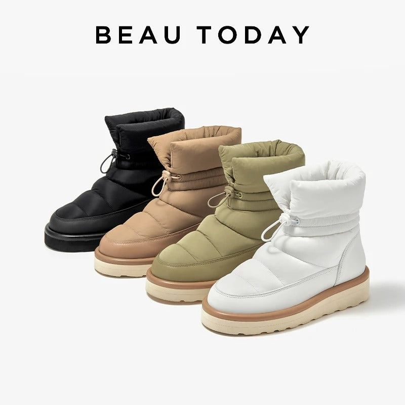 Aurvia™ SNØ Boots – Bottines Hiver Premium à Isolation Thermique & Design Minimal